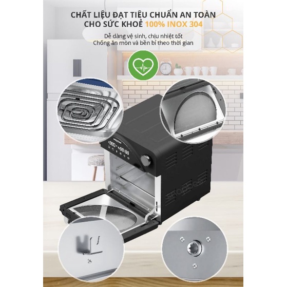 Nồi chiên không dầu Queen RF15 Snapbee BH 24 tháng