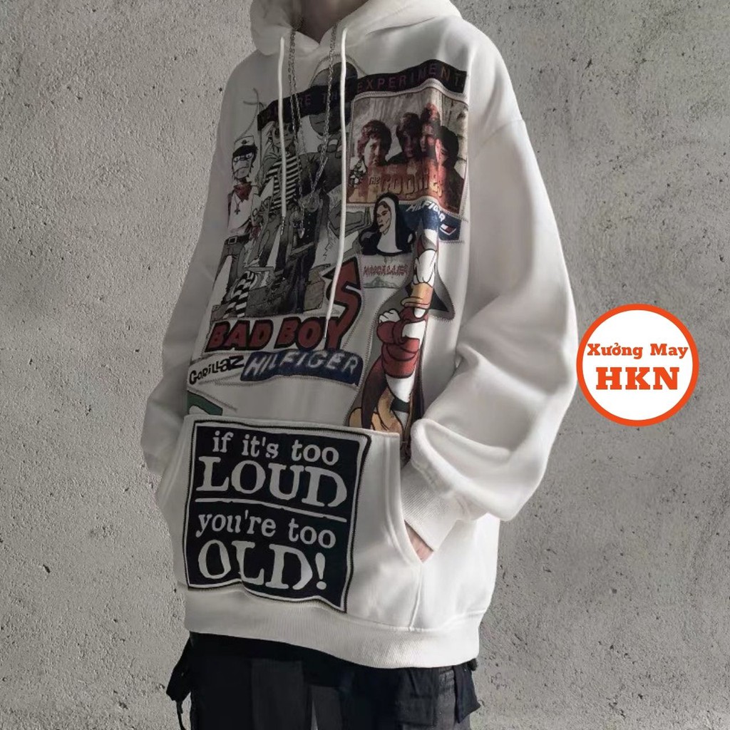 Áo Hoodie Hoạt Hình Bad Boy Mã 816 Xưởng May HKN