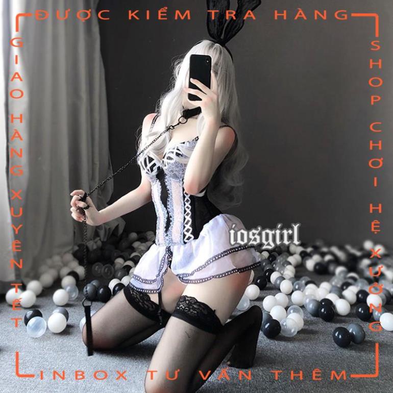 Bộ áo hai dây + quần lót lọt khe ngủ hóa trang nhân vật hoạt hình quyến rũ cho nữ  - hot tiktok | BigBuy360 - bigbuy360.vn