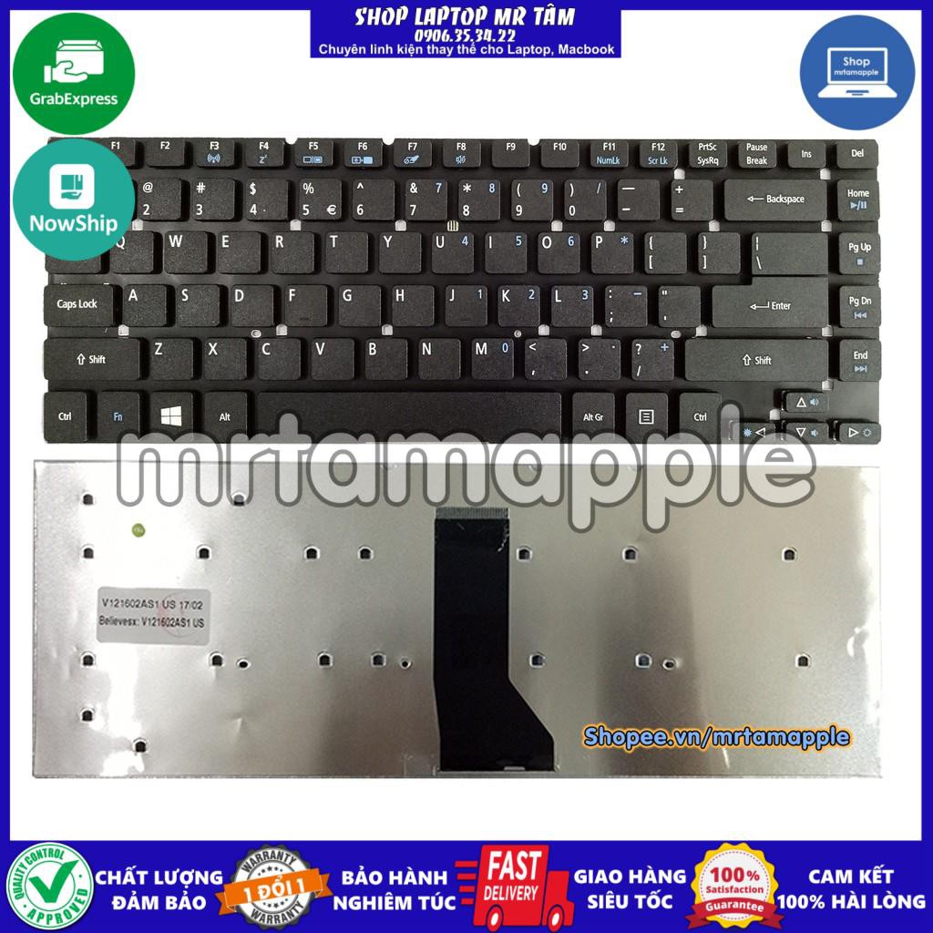 (KEYBOARD) BÀN PHÍM LAPTOP ACER 4830  dùng cho Aspire 3830 4755 4830, V3-431, V3-471, V3-472, Travelmate P245