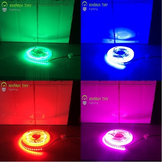 Led dây 12v 2835 ánh sáng màu đỏ, màu hồng, xanh dương, xanh lá, xanh ngọc có keo