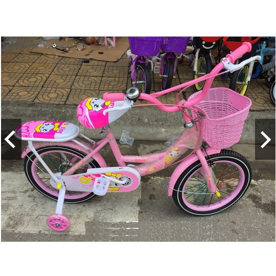 Xe đạp trẻ em nữ có yên sau (bánh 12, 14, 16,18, 20 inch)