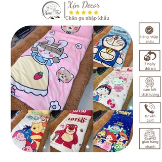 Túi ngủ cho bé kích thước 75x150 chất liệu nỉ nhung cao cấp-Mẫu mới nhất Xịn Decor