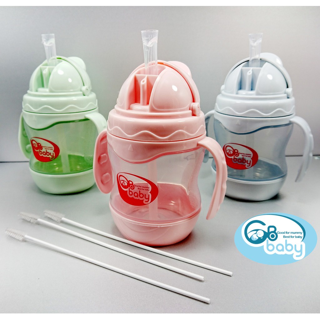 Bình tập uống nước cho bé (Bật Béo) 240ml GB-Baby Chính Hãng