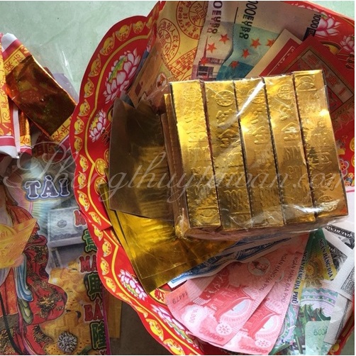 Giấy cúng THẦN TÀI  kèm văn khấn 2 size