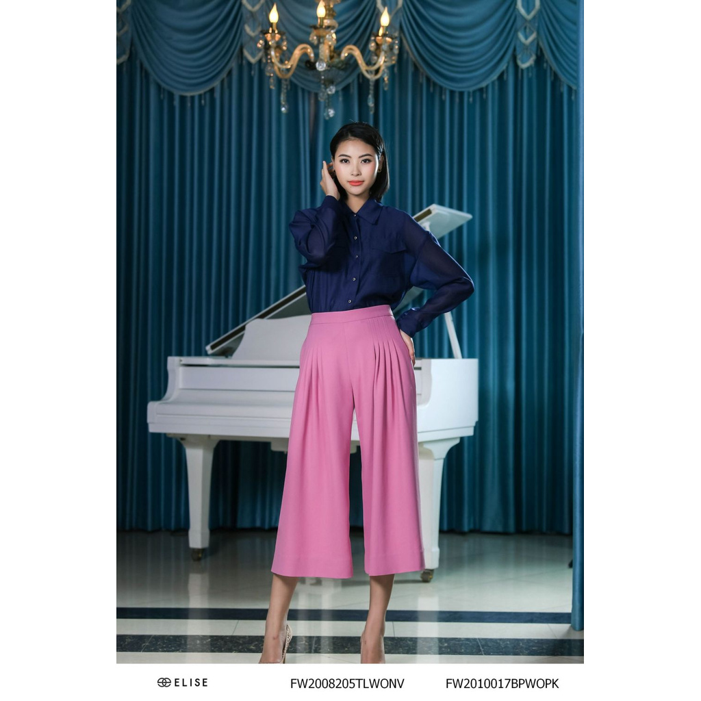 Quần hồng xếp ly Elise | BigBuy360 - bigbuy360.vn