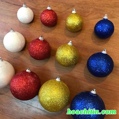 Châu Kim Tuyến trang trí cây thông Noel Giáng Sinh Size 8cm