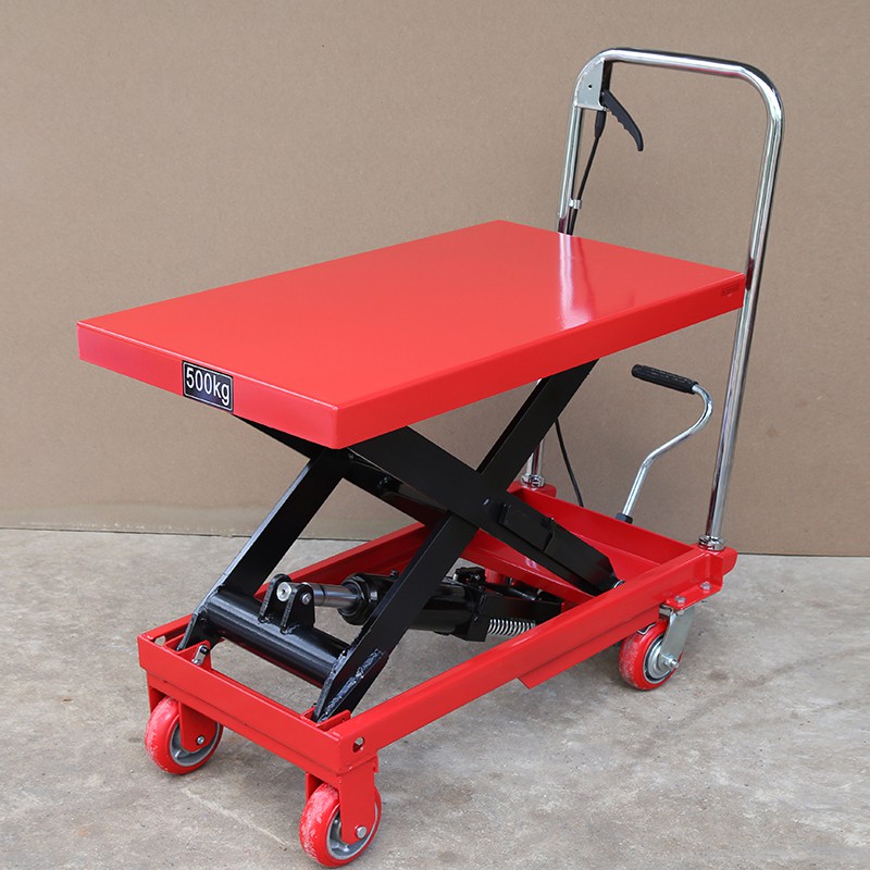 xe nâng mặt bàn 500kg cao 1m  wp500