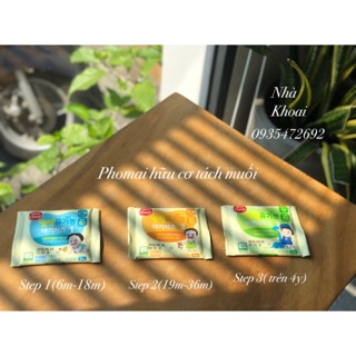 Phô mai tách muối hữu cơ hàn quốc 6m