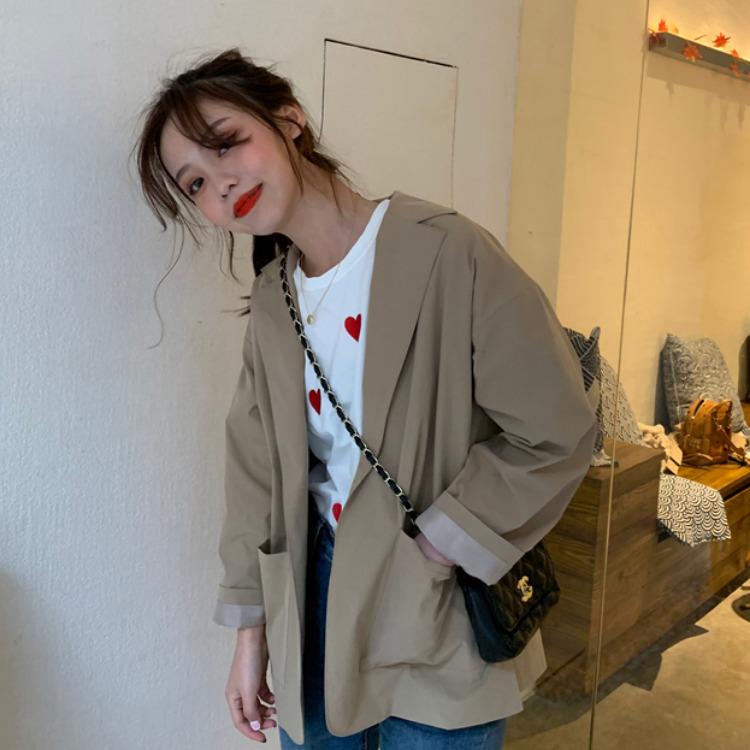 Áo Khoác Cardigan Chất Liệu Kaki Mỏng Dáng Rộng Phong Cách Thời Trang Hàn Quốc 2 Màu Lựa Chọn