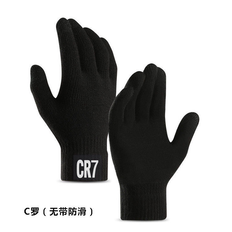 Đôi Găng Tay Cảm Ứng Giữ Ấm Mùa Đông Cho Người Hâm Mộ Bóng Đá Juventus C Robassa Messi Real Madrid Neymar