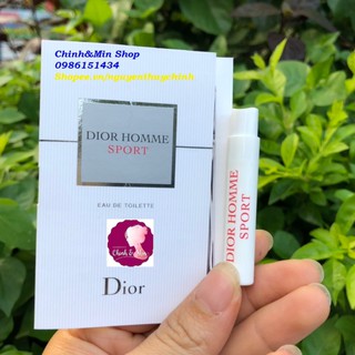 Vial nước hoa Dior homme sport 1ml