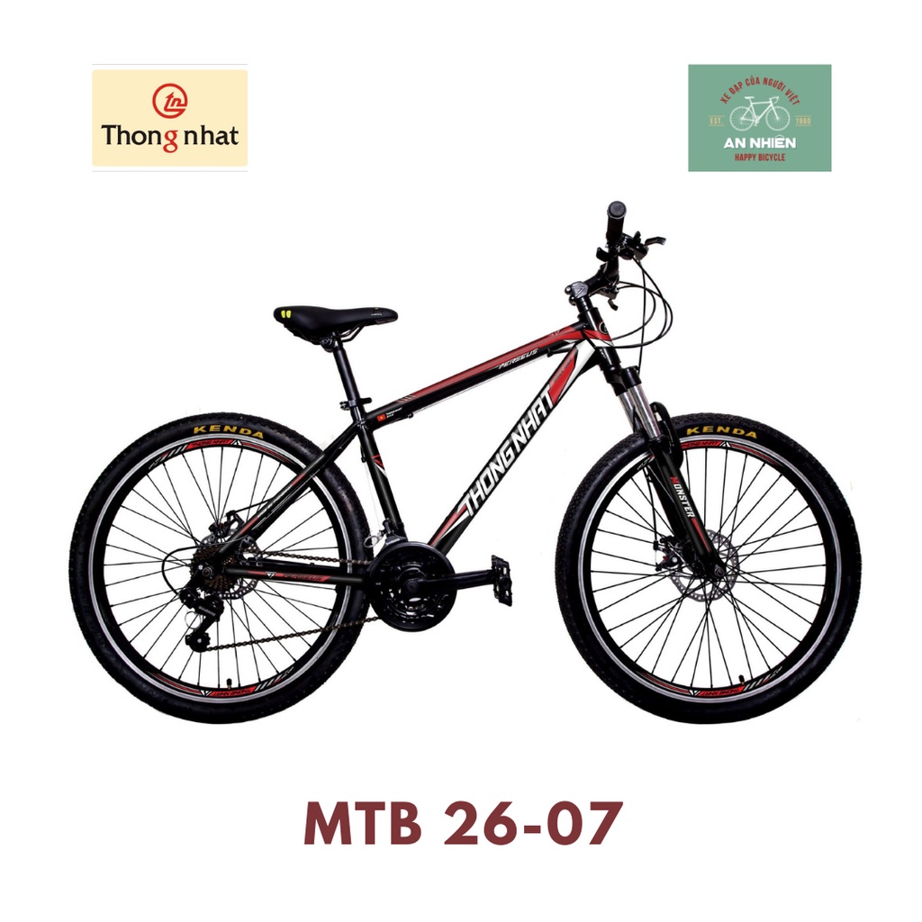 Xe địa hình Thống Nhất cỡ 26 có đề, phanh đĩa - MTB 26-07