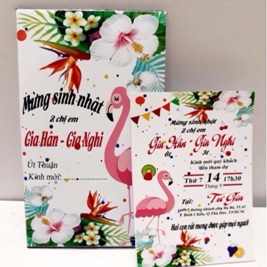 HN Shop - Thiệp mời sinh nhật