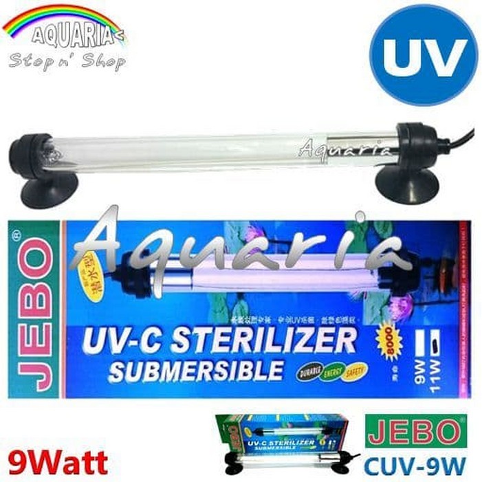 Đèn Uv 9 Watt Dưới Nước Jebo Cuv-09 Tiện Dụng