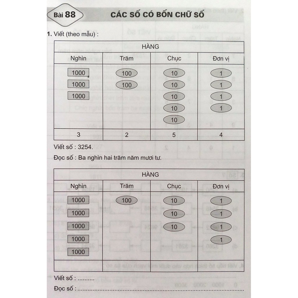 Sách - Vở bài tập Toán 3 - tập hai