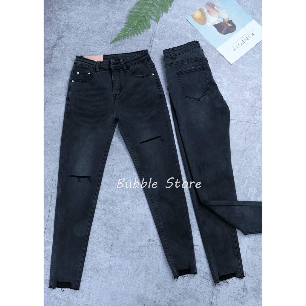 Quần skinny cao cấp rách gối