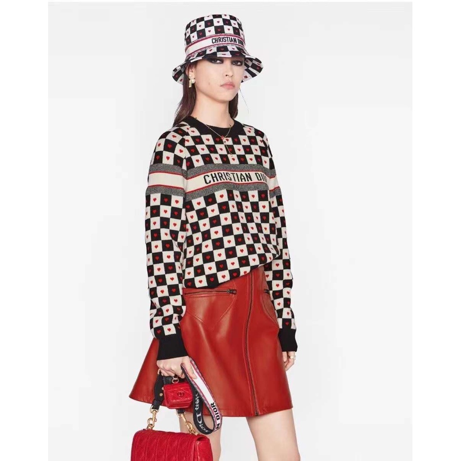 Áo Len Họa Tiết Thương Hiệu Sang Trọng Hàng Nhập Quảng Châu Cao Cấp