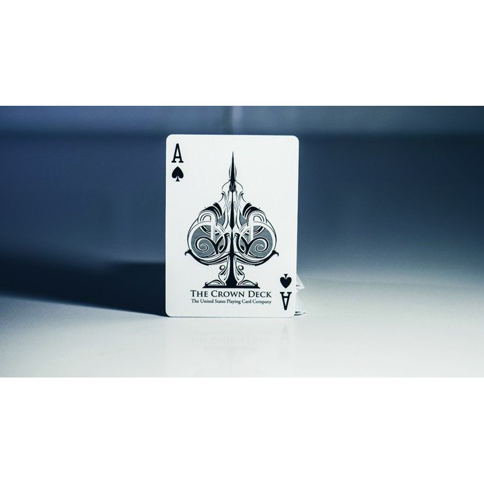 Bài tây ảo thuật cao cấp : Limited Edition Crown Deck (Snow) by The Blue Crown+video hướng dẫn miễn phí