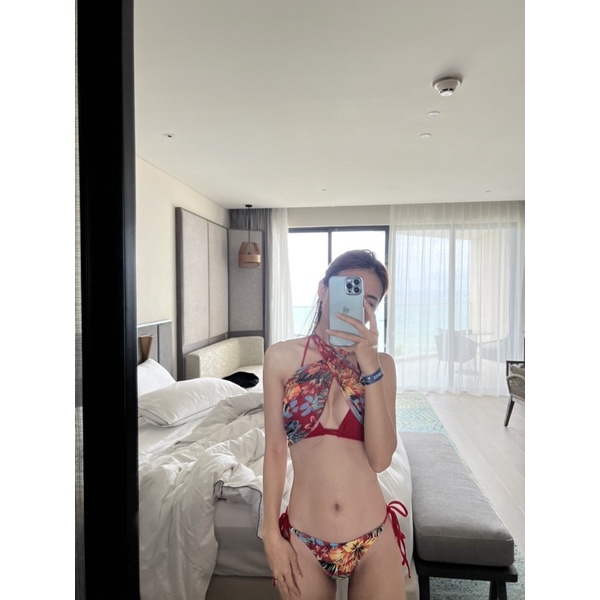Red Tropical Bikini - cute and sexy store