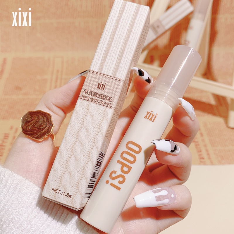 Son Sáp Xixi Tông Nhung Lì Dưỡng Ẩm Làm Trắng Môi Hàng Ngày Không Khô