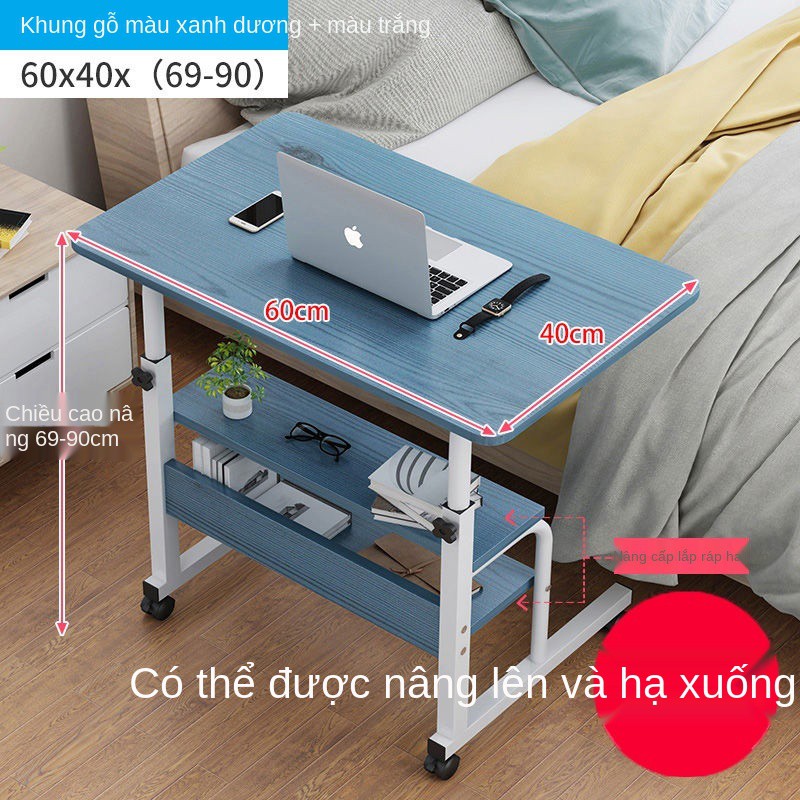Bàn máy tính để phòng net người nổi tiếng ngủ học có thể nâng lên hạ xuống gấp giá sách tích hợp làm việc | BigBuy360 - bigbuy360.vn