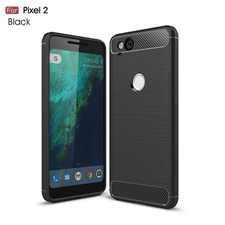 Ốp Lưng Sợi Carbon Cho Google Pixel 2 Siêu Sang Trọng Mỏng Full Lưng Điện Thoại Cho Pixel 2 Ốp Silicon Mềm Chống Sốc