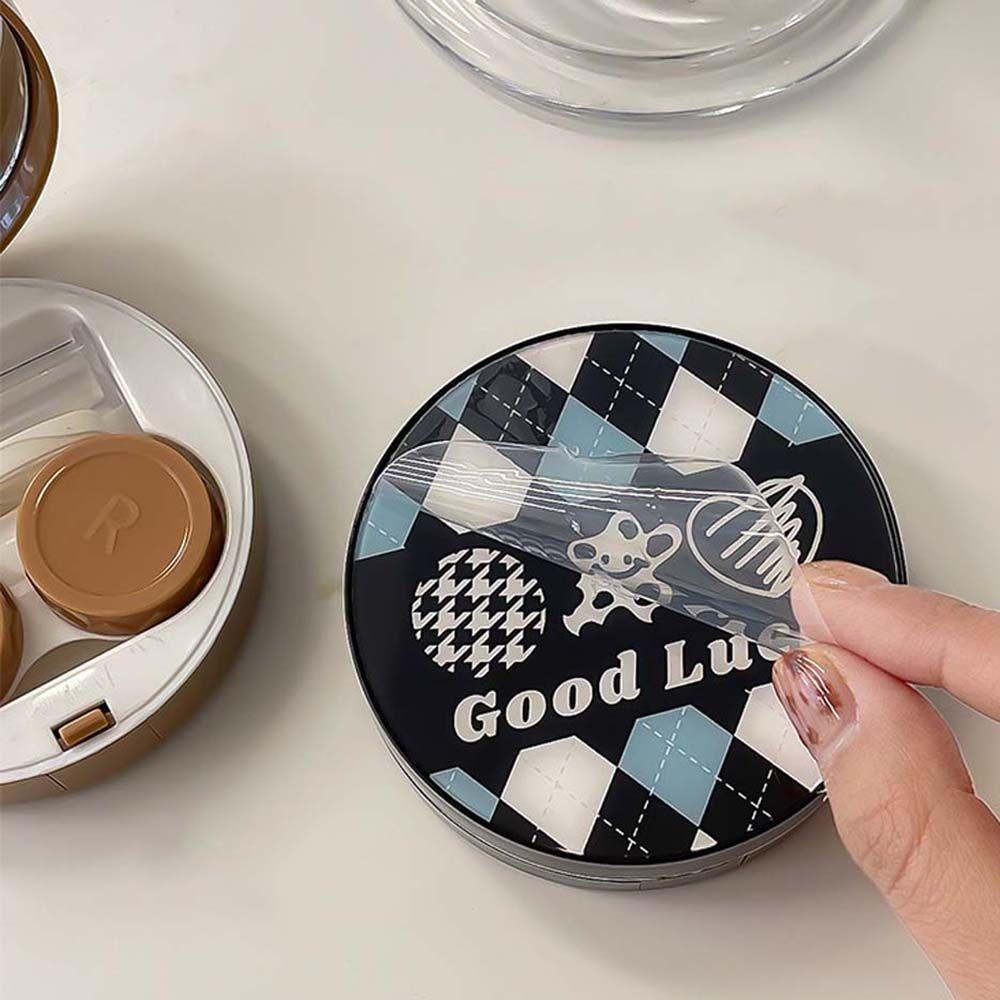 Hộp Đựng Kính Áp Tròng Họa Tiết Hoạt Hình Dễ Thương