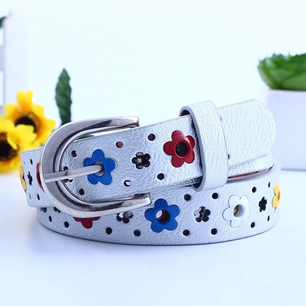 Thắt Lưng Da PU Unisex Có Thể Điều Chỉnh Kích Cỡ Cho Bé