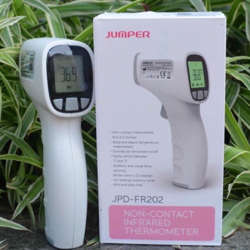 Máy đo nhiệt độ (nhiệt kế)hông ngoại không tiếp xúc JUMPER Model JPD-FR202