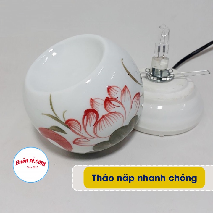 Bóng đèn xông tinh dầu bằng điện dễ dàng lắp đặt - Đèn xông tinh dầu bền bỉ, tiết kiệm br00985