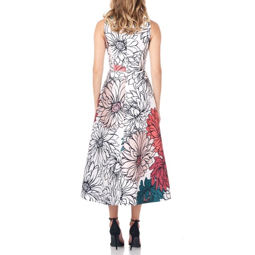 Đầm KAY UNGER  in hoa tươi tắn 🍀🍀🍀