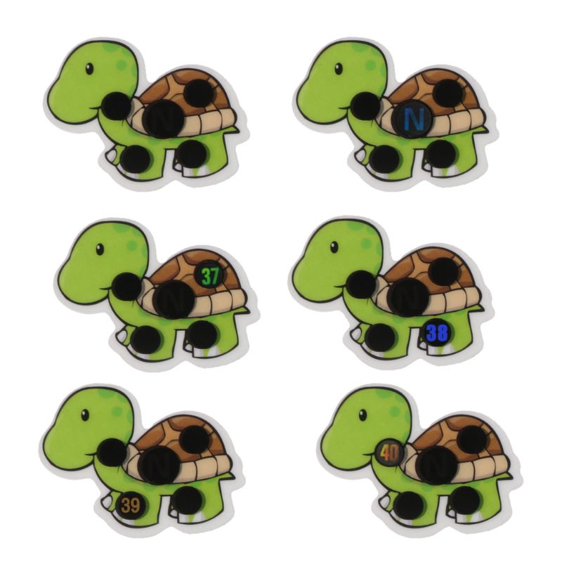 Set 3 miếng dán đo nhiệt độ cơ thể có màn hình hiển thị dành cho trẻ em