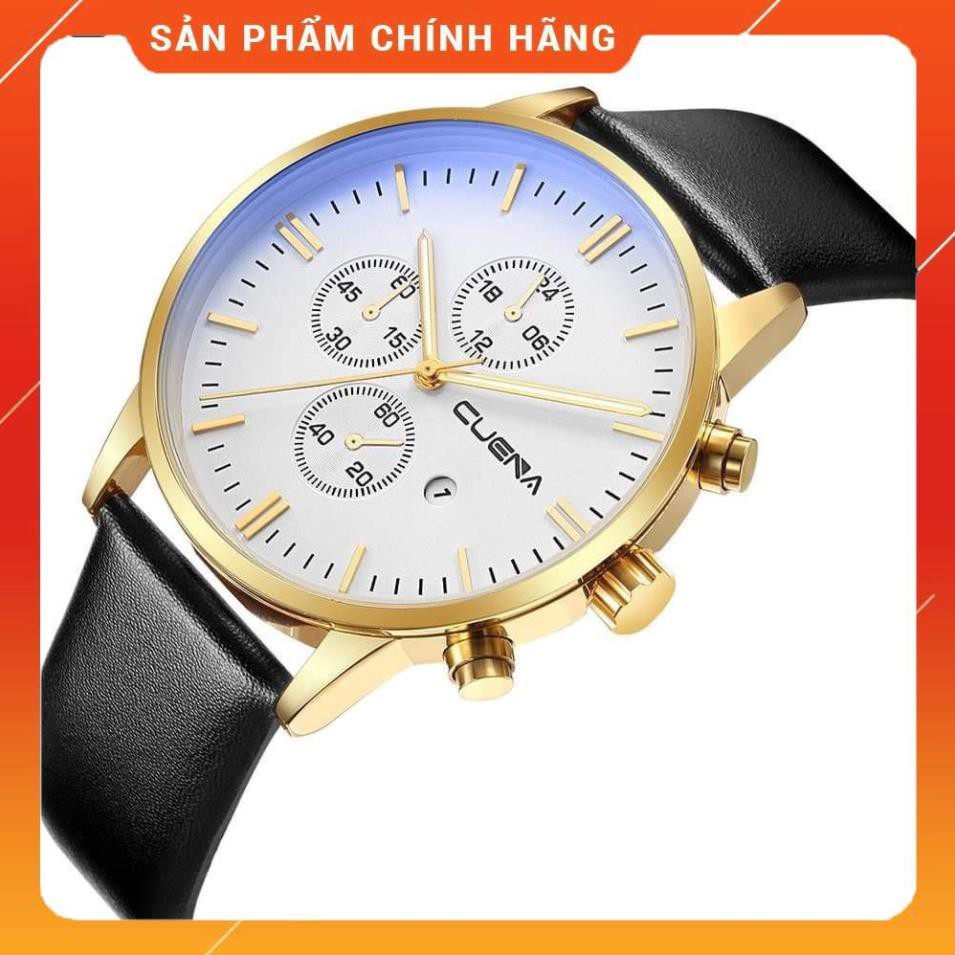 [FullBox] Đồng Hồ Nam Chính Hãng CUENA Dây Da Cao Cấp Phong Cách Thời Trang Sang Trọng, Có Lịch Ngày Đẹp Giá Rẻ | BigBuy360 - bigbuy360.vn