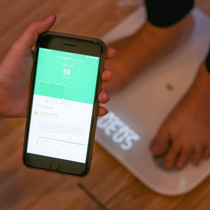 Cân điện tử sức khỏe thông minh Xiaomi Smart Scale 2/ Xiaomi Body Fat Scale 2 - Hàng Chinh Hãng - BH 12 Tháng