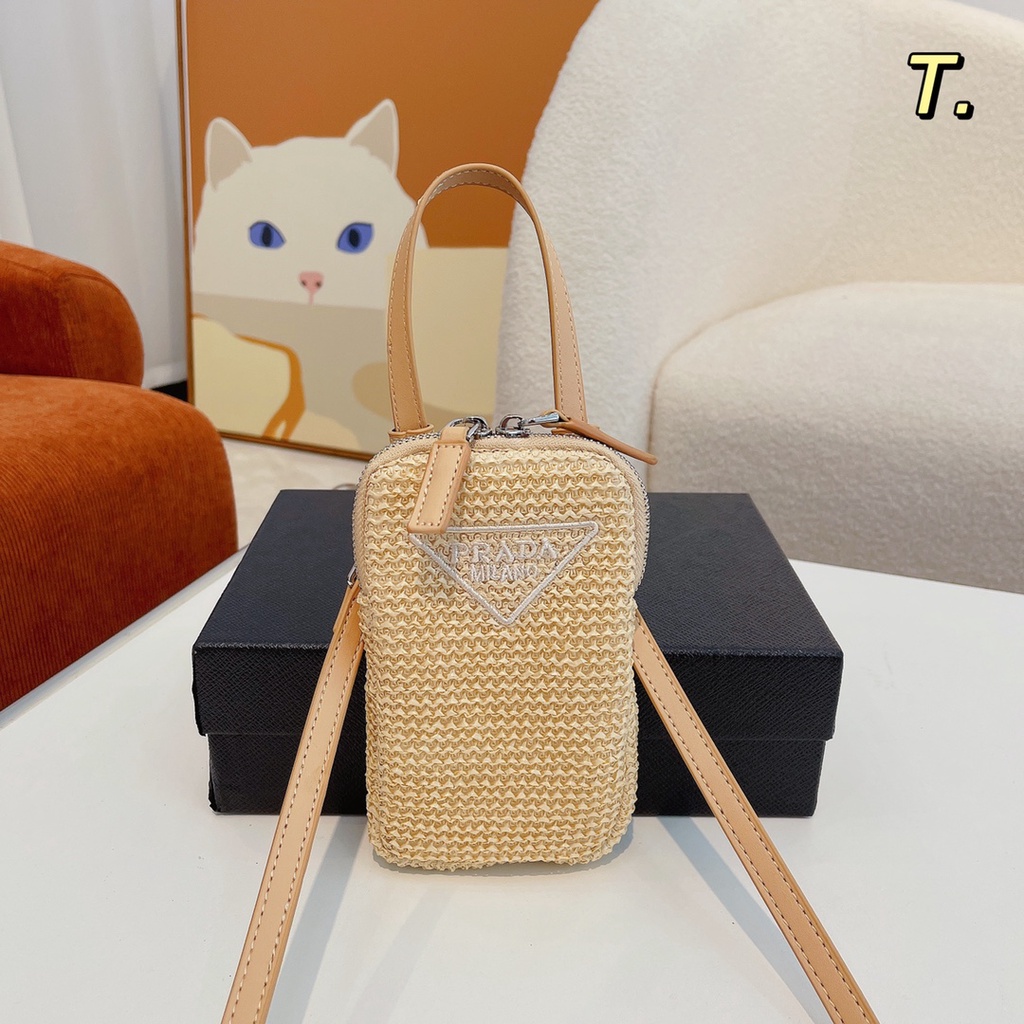 Túi Đeo Vai / Xách Tay / Xách Tay / Đeo Chéo mini Có Khóa Kéo Phong Cách Thể Thao Thời Trang Thường Ngày Prada Cho Nữ