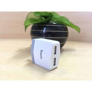 Cốc Sạc 2 Cổng USB 5V 2.4A Hoco C13B