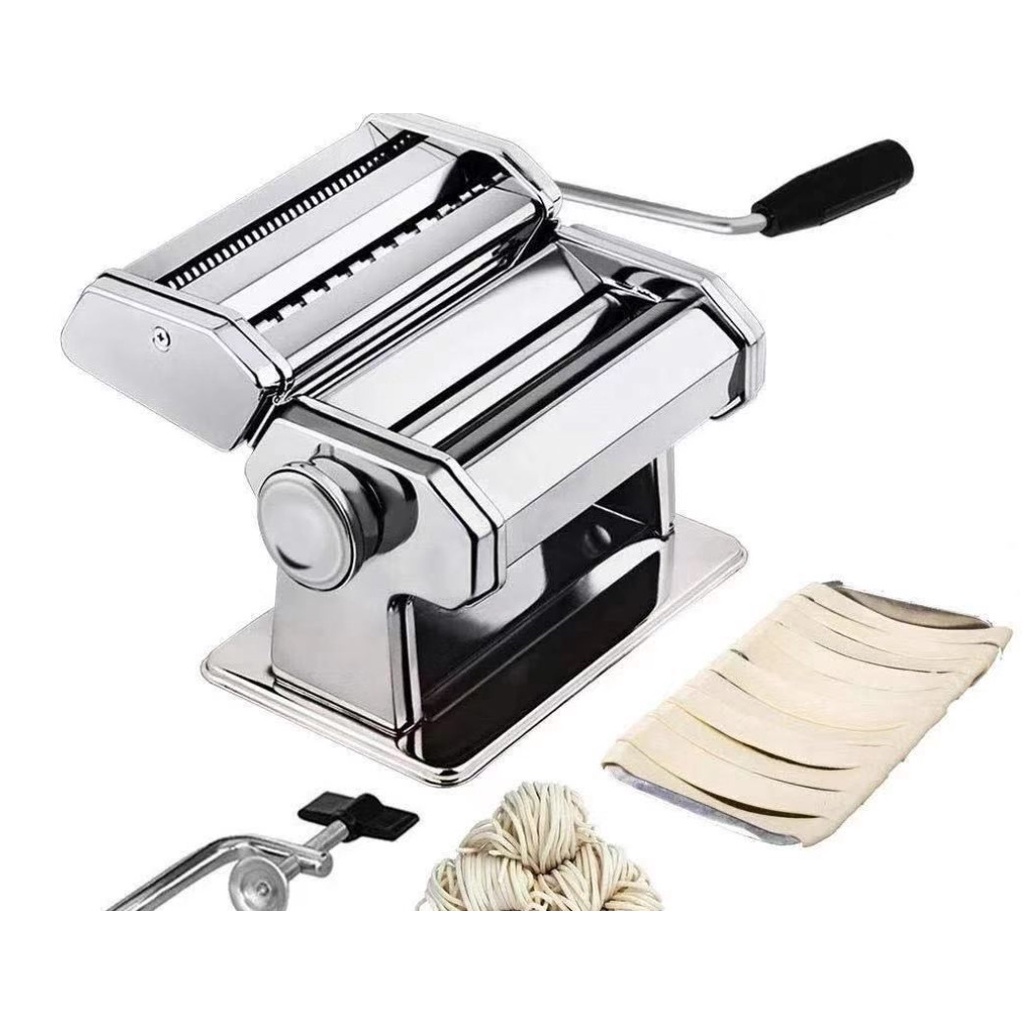 Máy cán bột – Cắt mì sợi 2 lưỡi cắt, 1 lưỡi cán mỏng