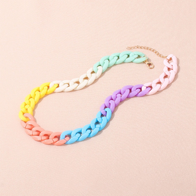 Vòng cổ Mặt Đá Acrylic Phong Cách Bohemian Thời Trang Cho Nữ