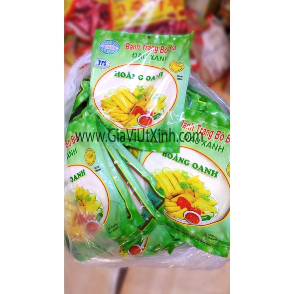 BÁNH TRÁNG BÒ BÍA ĐẬU XANH 16CM 30 MIẾNG - ROLLING THE FRIED MEAT ROLL