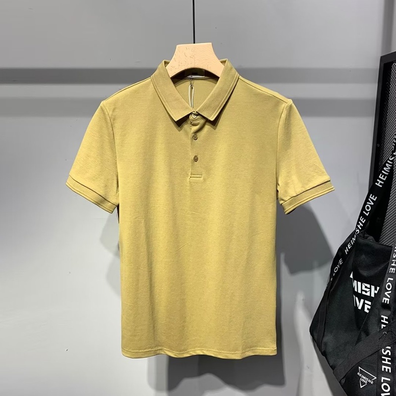 Áo Thun POLO Dáng Ôm Phong Cách Doanh Nhân Thời Trang Mùa Hè Cho Nam Size M-3xl