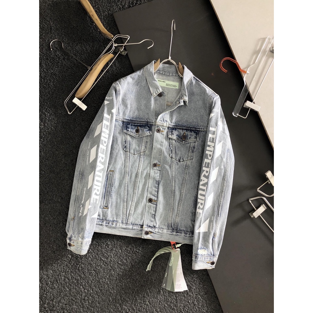 Áo khoác bò nam thời trang OFF WHITE thiết kế trẻ trung, năng động và cá tính