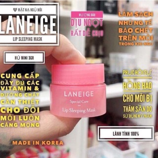 Mặt Nạ Ủ Môi LANEIGE Size Mini