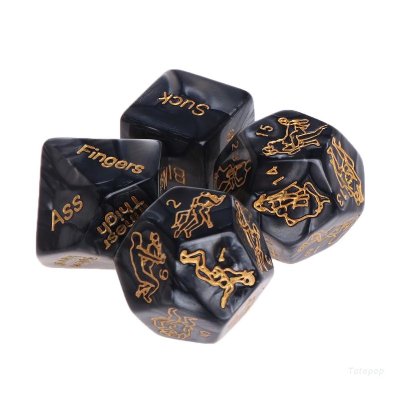 Set 4 Xúc Xắc Đồ Chơi Cho Bé