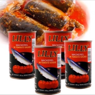 Lố 10 cá nục sốt cà lilly 155g thái lan