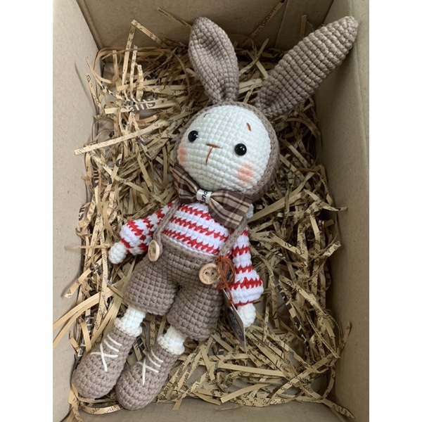 Thỏ Mimi và Miti - thú len - handmade