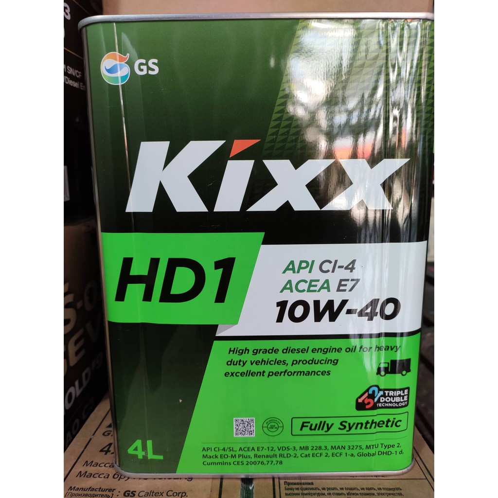 DẦU NHỚT KIXX HD1 CI4 10W40 - 4L