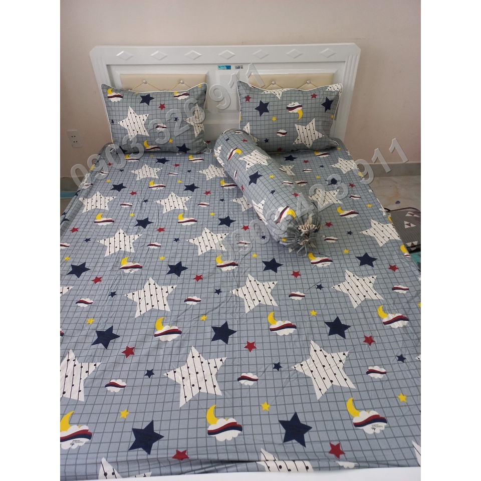bộ drap Cotton Thắng Lợi 1m2 -chát với shop để chọn mẫu mới nhất