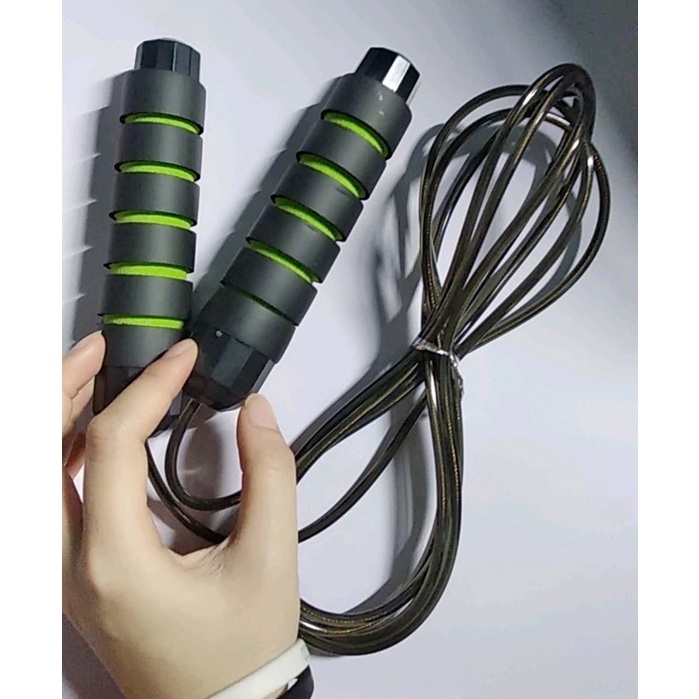 Dây nhảy thể dục Bodysport dây nhảy lõi thép tay cầm chứa tạ giảm cân tăng cường thể lực nâng cao sức khỏe