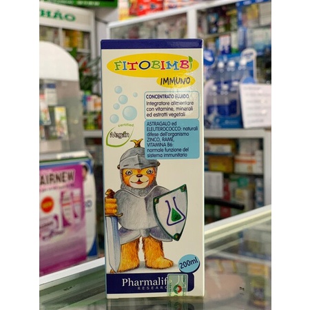 - Siro Tăng Cường Hệ Miễn Dịch Sức Đề Kháng Cho Trẻ FitoBimBi Immuno - Chai 200ml